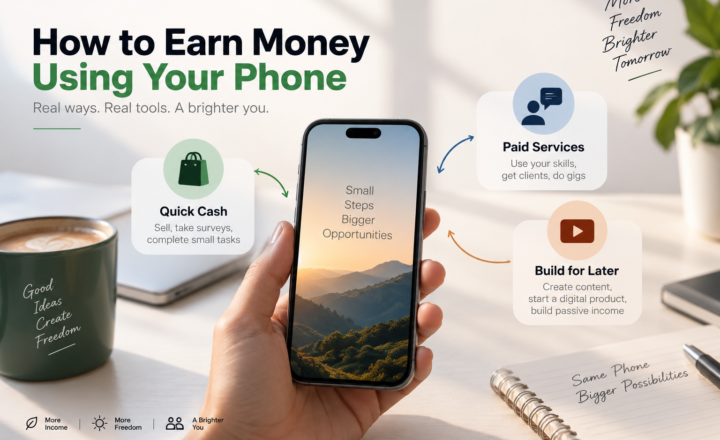 How to Earn Money Using Your Phone: 12 Realistic Ways That Actually Make Sense 6 Three ways to earn money using a phone: quick cash, paid services and scalable income