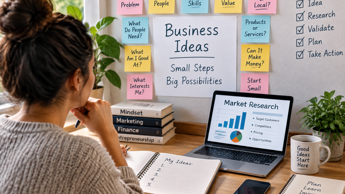 I Want to Start a Business But Have No Ideas: How to Find the Right Opportunity